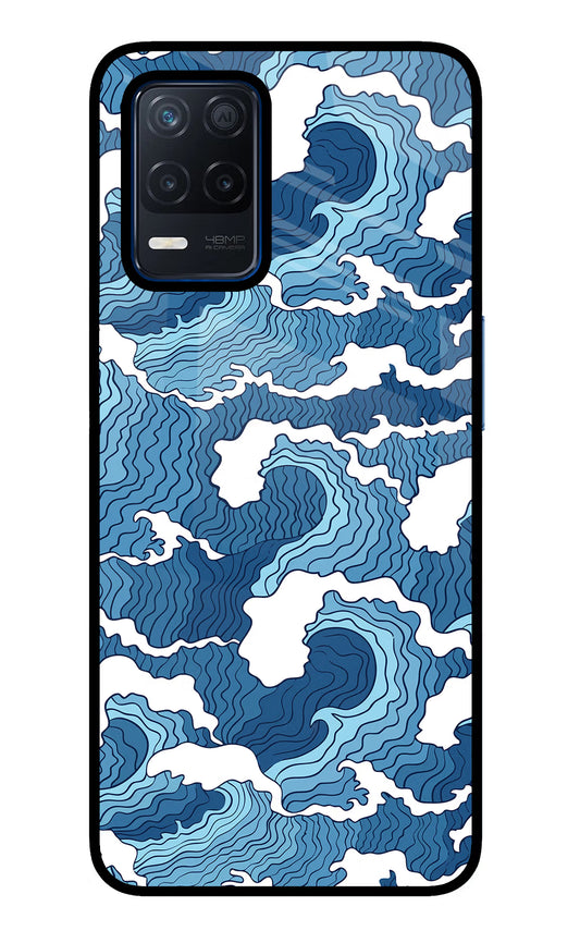 Blue Waves Realme Narzo 30 5G Glass Case