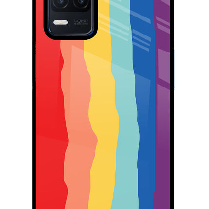 Rainbow Realme Narzo 30 5G Glass Case