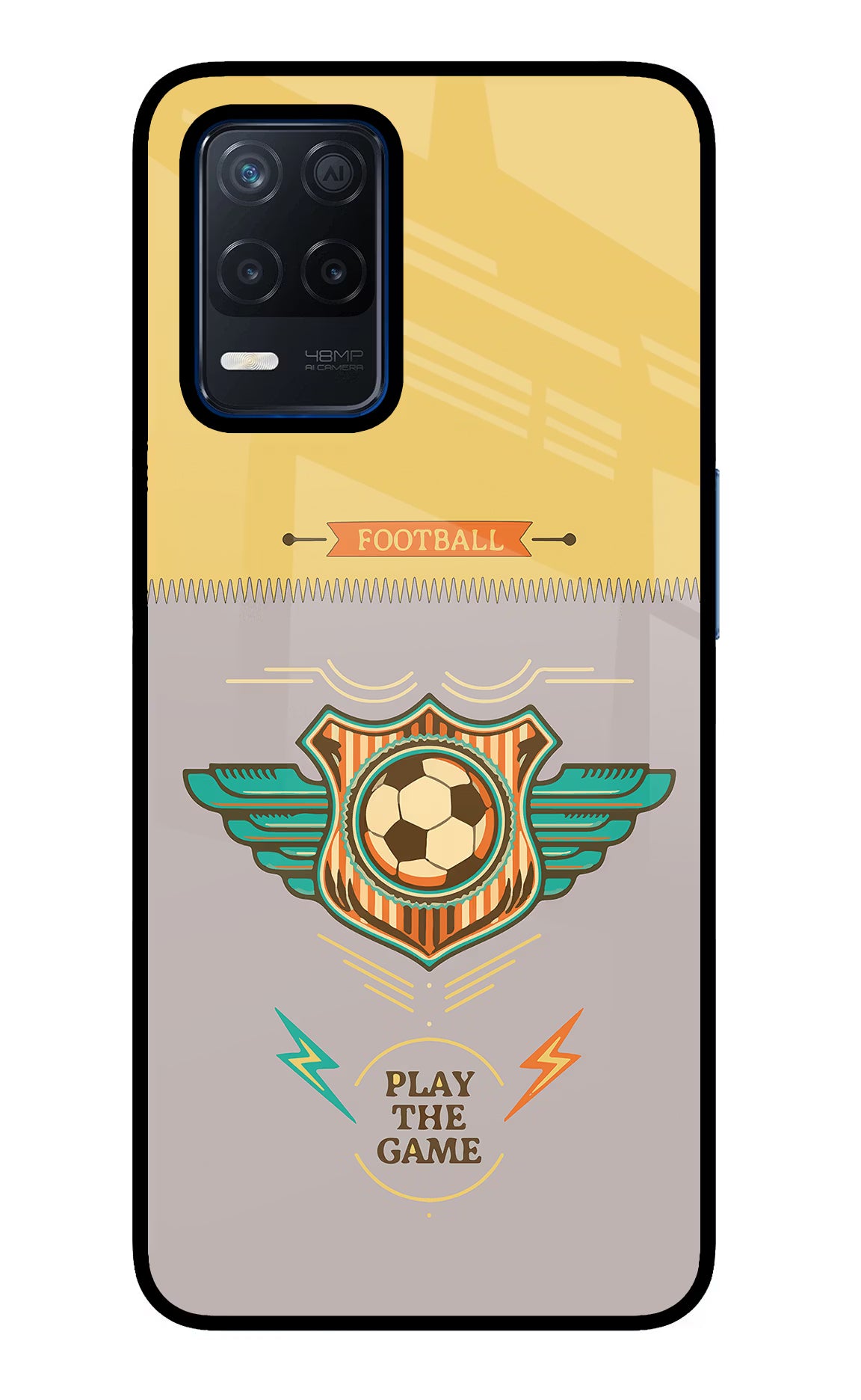 Football Realme Narzo 30 5G Glass Case