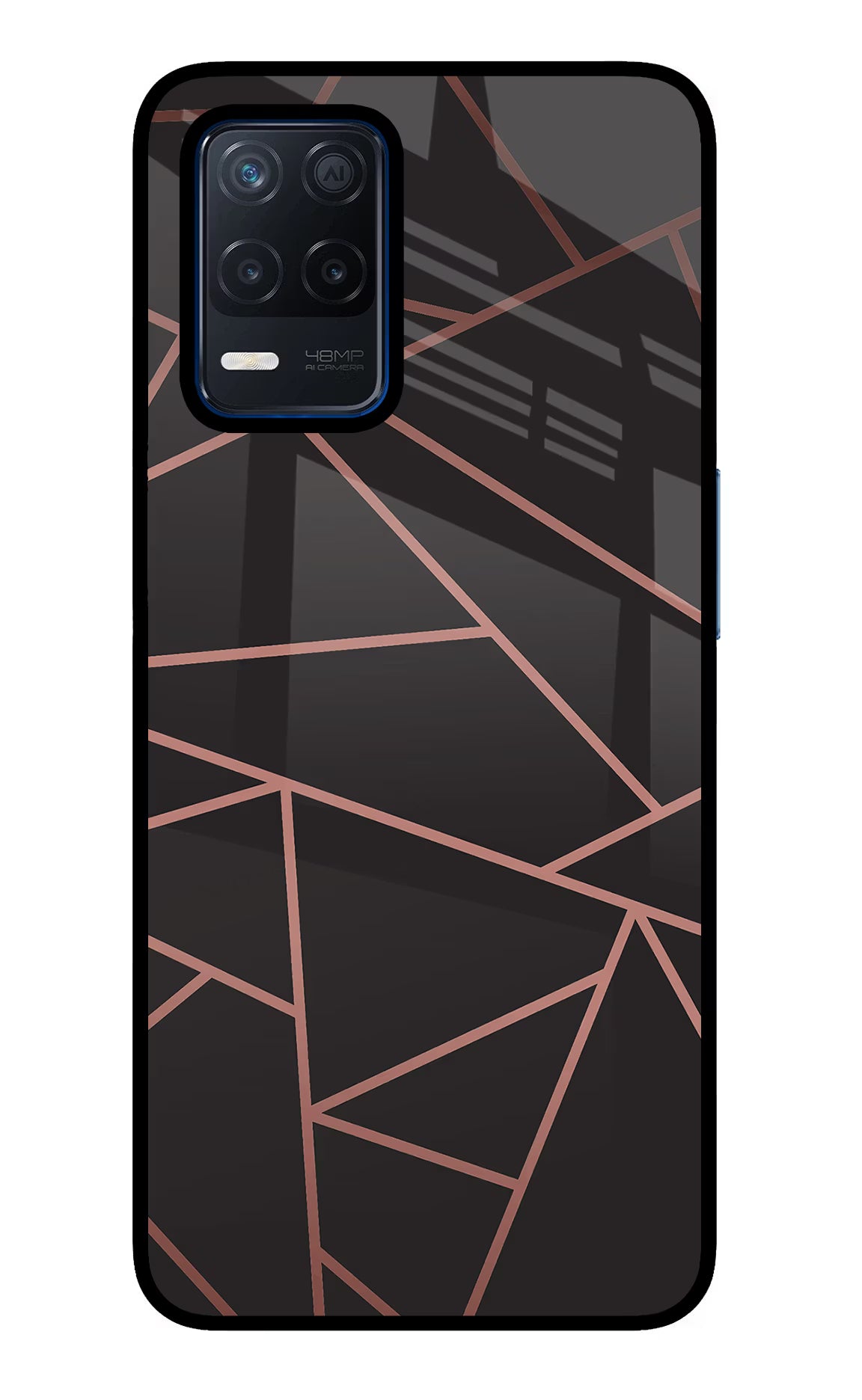 Geometric Pattern Realme Narzo 30 5G Glass Case Back Cover by Casekaro