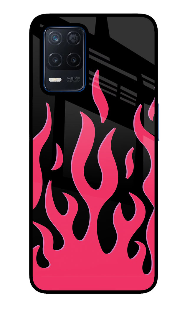 Fire Flames Realme Narzo 30 5G Glass Case
