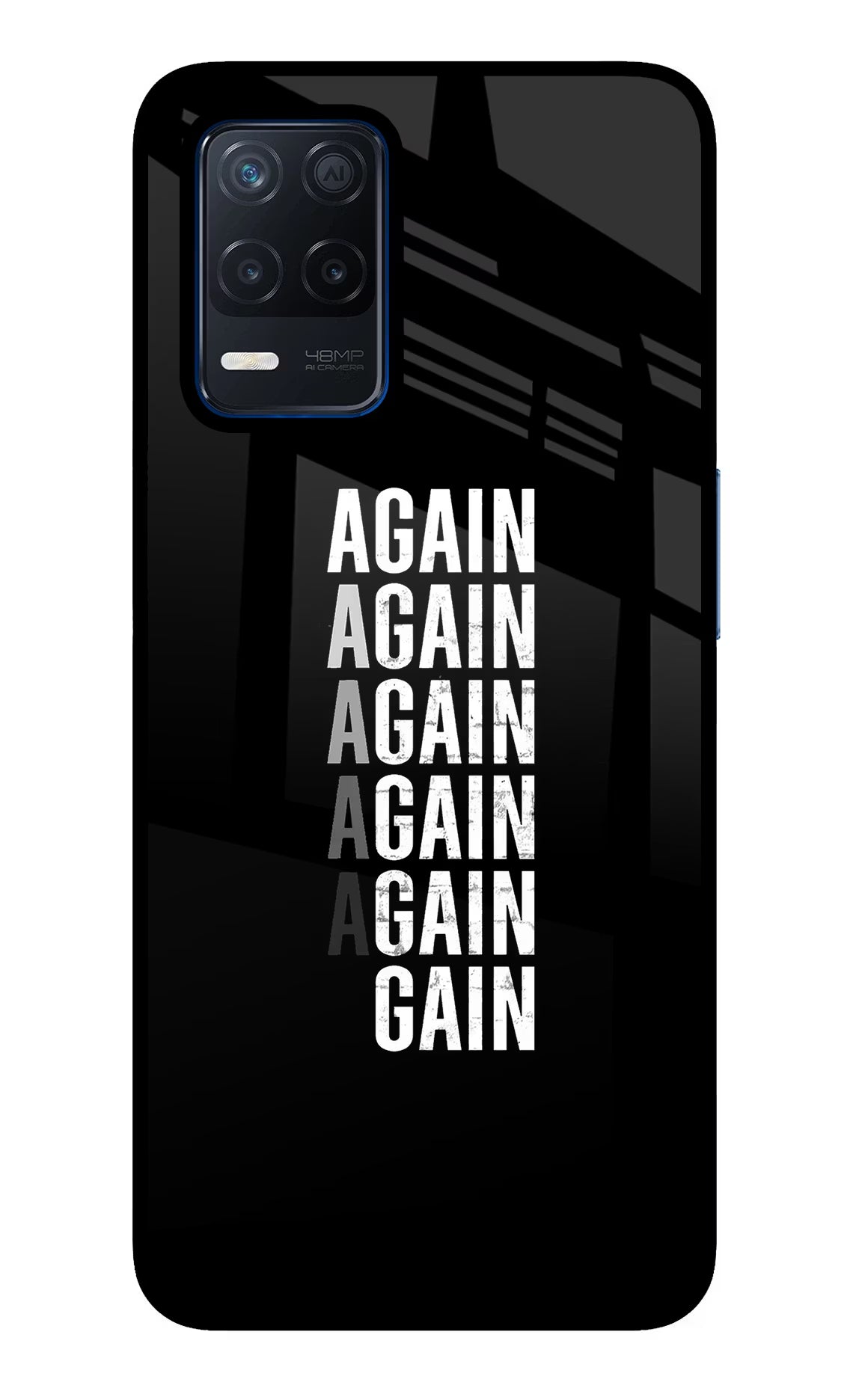Again Again Gain Realme Narzo 30 5G Glass Case