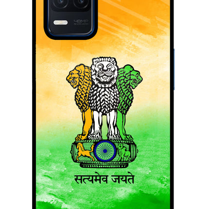 Satyamev Jayate Flag Realme Narzo 30 5G Glass Case