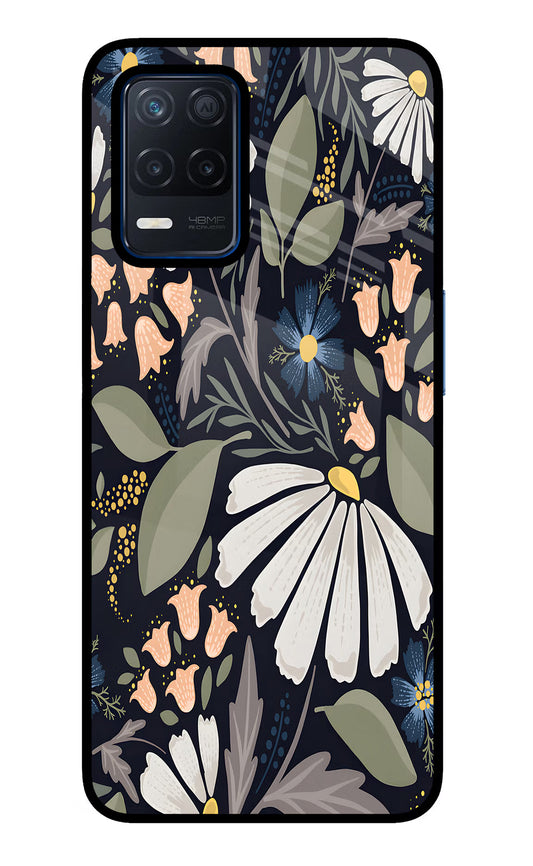 Flowers Art Realme Narzo 30 5G Glass Case