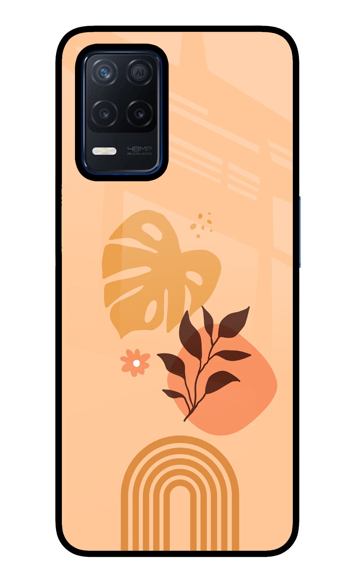 Bohemian Art Realme Narzo 30 5G Glass Case Back Cover by Casekaro