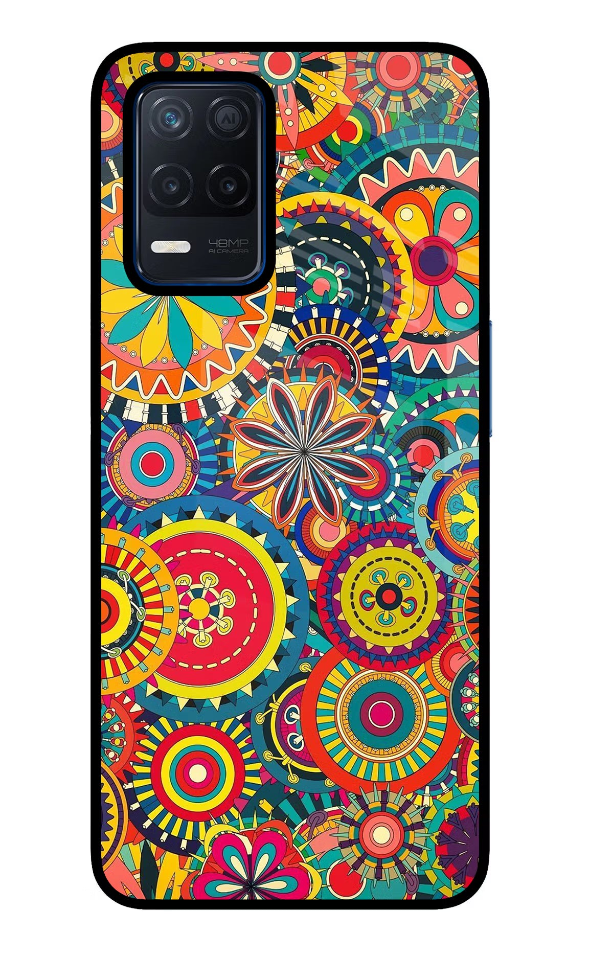 Gol Gol Art Realme Narzo 30 5G Glass Case Back Cover by Casekaro