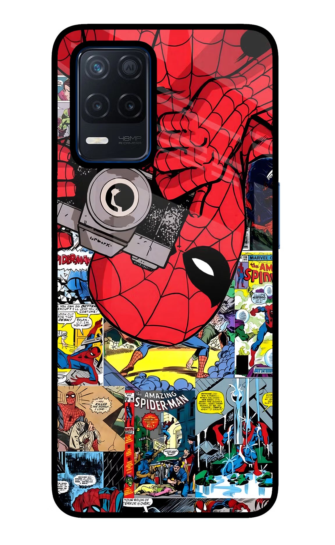 Spider Man Realme Narzo 30 5G Glass Case