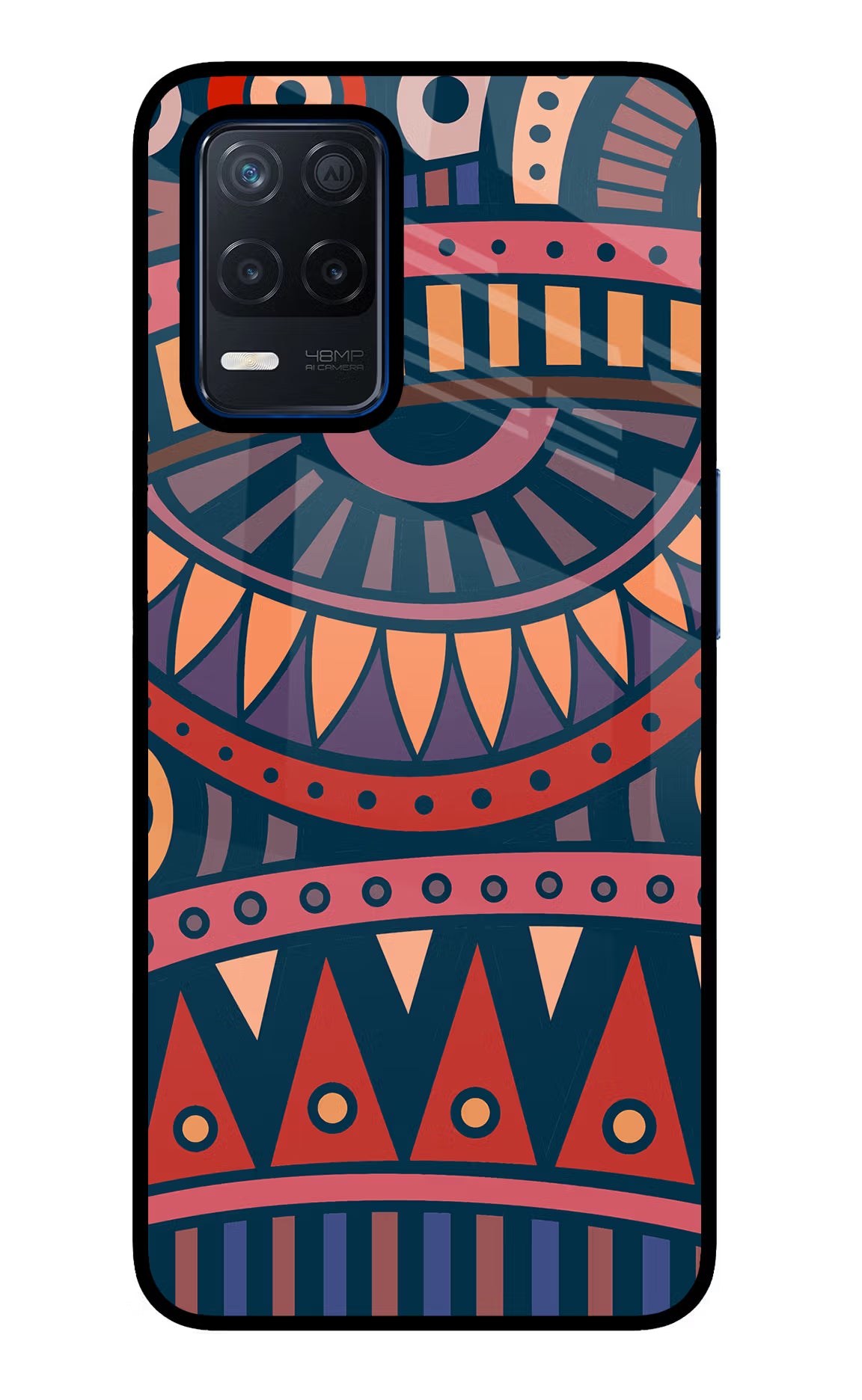 African Culture Design Realme Narzo 30 5G Glass Case Back Cover by Casekaro