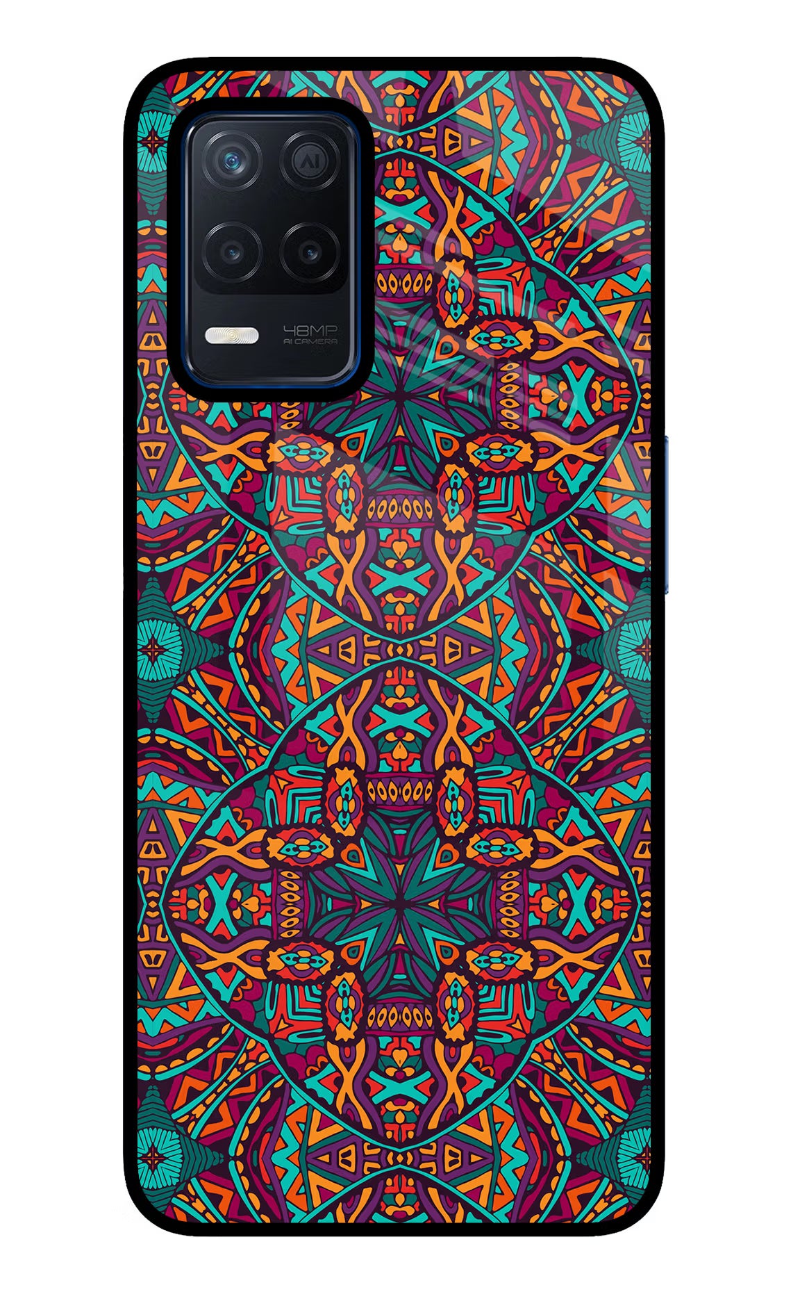 Colour Mandala Realme Narzo 30 5G Glass Case