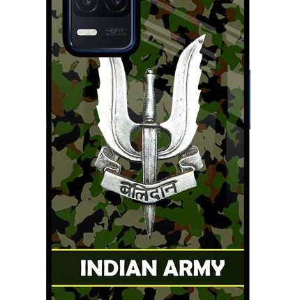 Balidan Indian Logo Realme Narzo 30 5G Glass Case