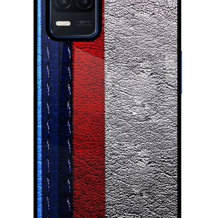 BMW Stripes Realme Narzo 30 5G Glass Case