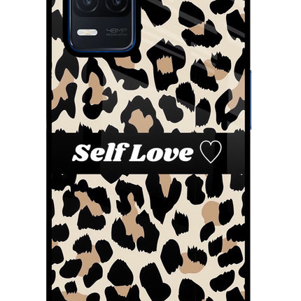 Leopard Print Self Love Realme Narzo 30 5G Glass Case
