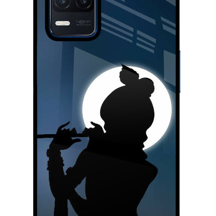 Shri Krishna Silhouette Realme Narzo 30 5G Glass Case