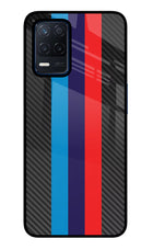 BMW Stripes Pattern Realme Narzo 30 5G Glass Case