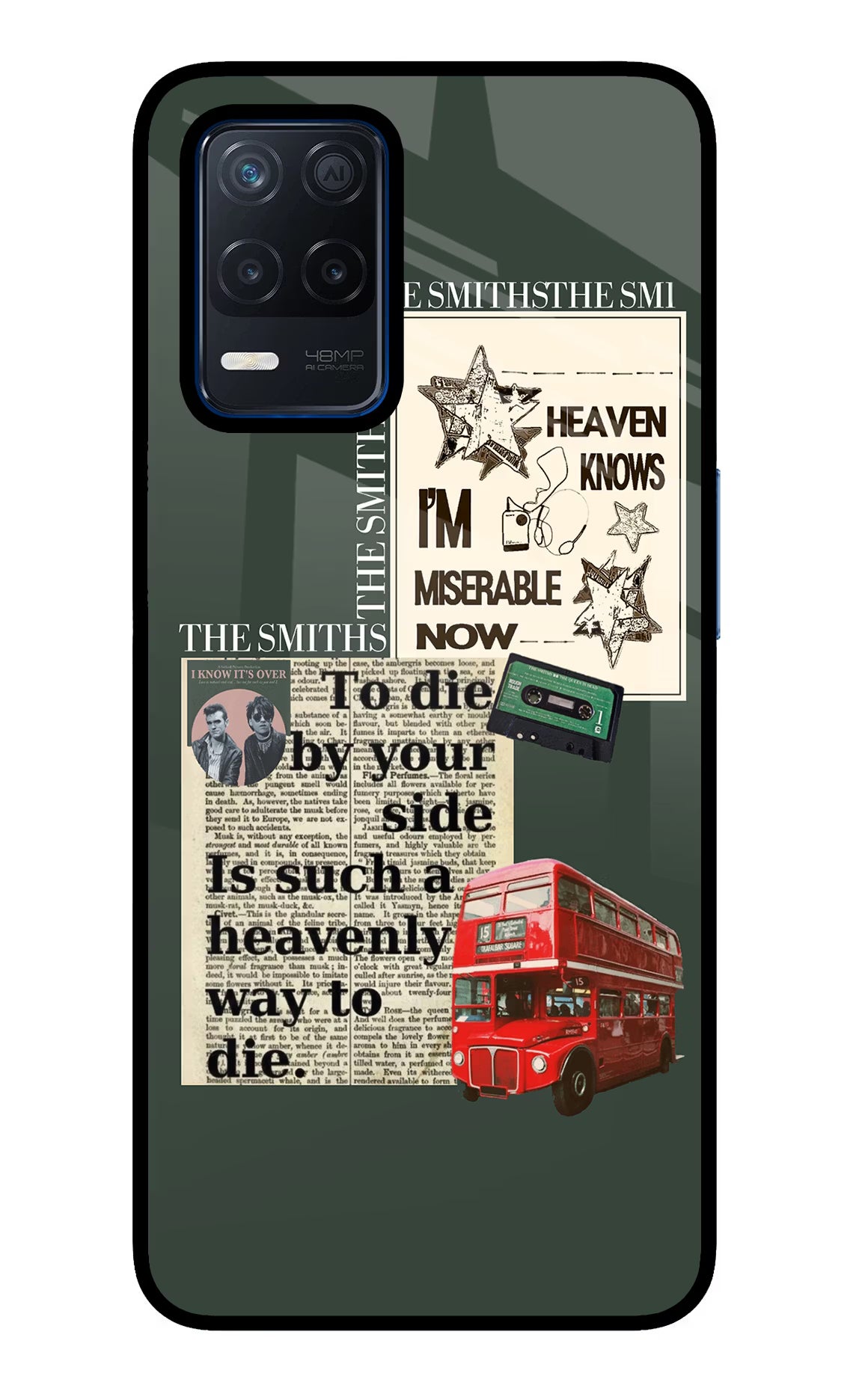 The Smiths Realme Narzo 30 5G Glass Case Back Cover by Casekaro