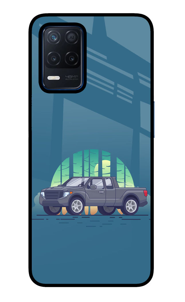 Retro Garage Vibe Realme Narzo 30 5G Glass Case