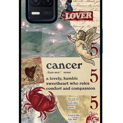 Cancer Zodiac Realme Narzo 30 5G Glass Case