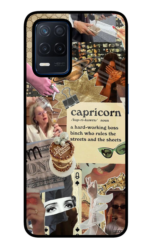 Capricorn Zodiac Realme Narzo 30 5G Glass Case