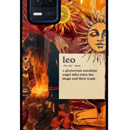 Leo Zodiac Realme Narzo 30 5G Glass Case