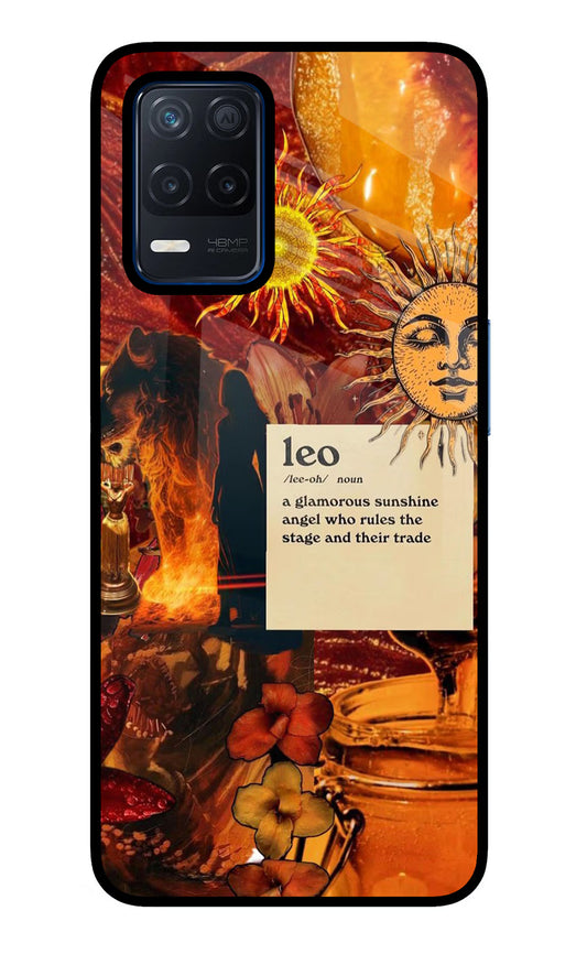 Leo Zodiac Realme Narzo 30 5G Glass Case