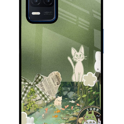 Aesthetic anime Realme Narzo 30 5G Glass Case