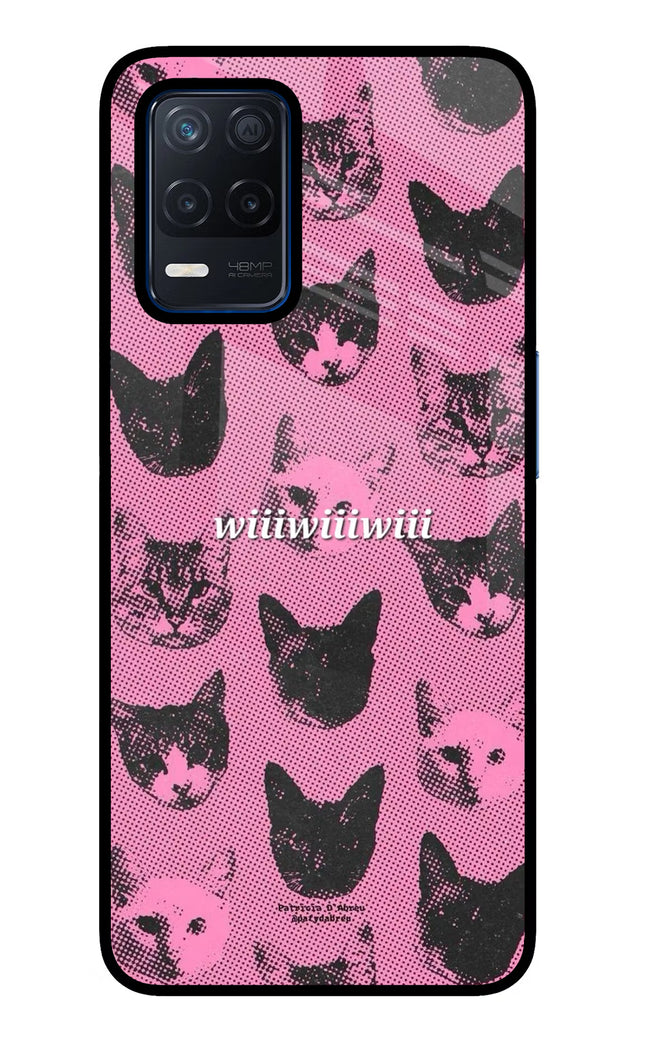 Pink Cats Realme Narzo 30 5G Glass Case