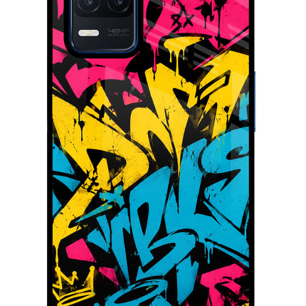 Graffiti Vibe Realme Narzo 30 5G Glass Case