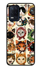 Cool Cat Realme Narzo 30 5G Glass Case