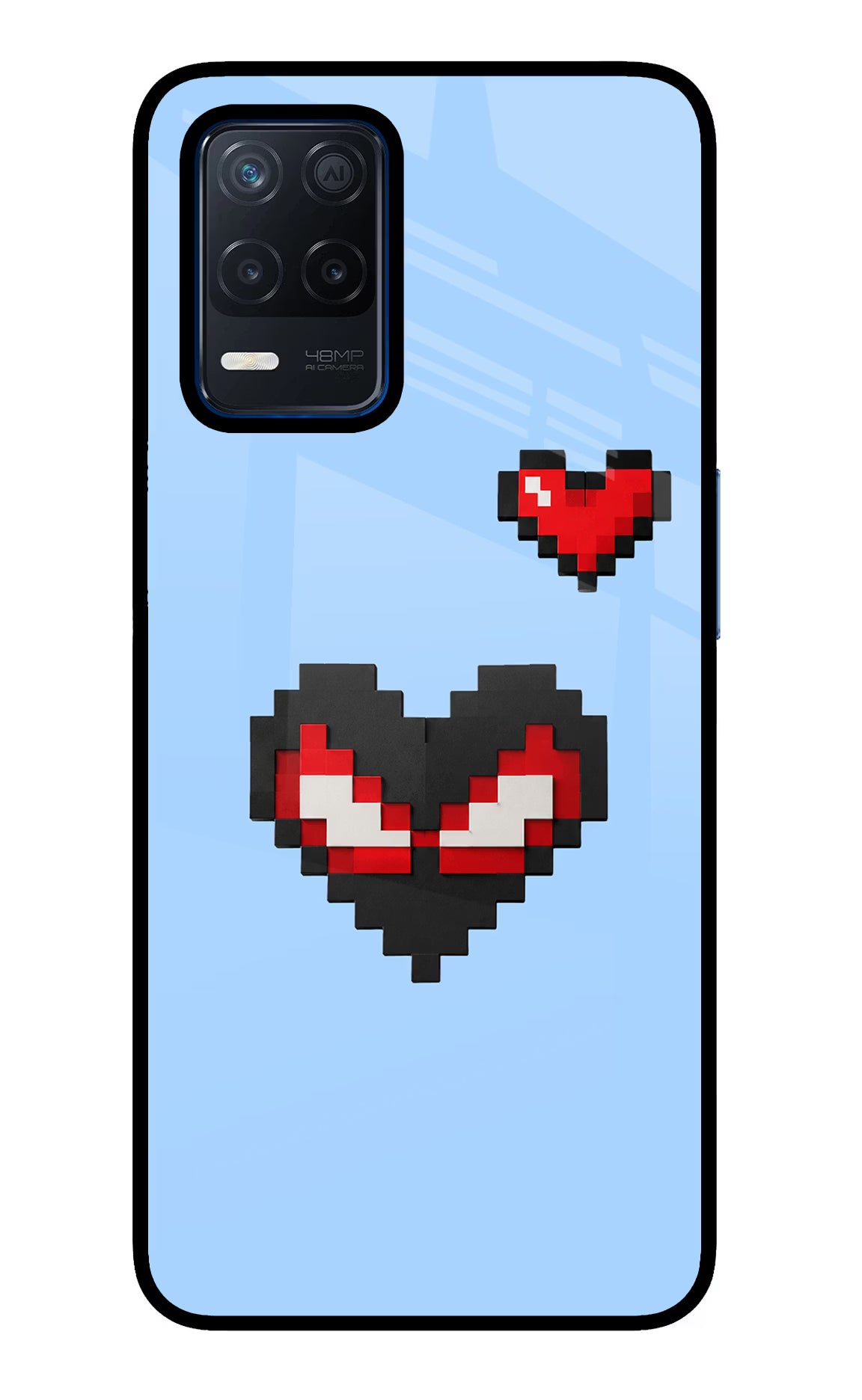 Peter Heart Realme Narzo 30 5G Glass Case
