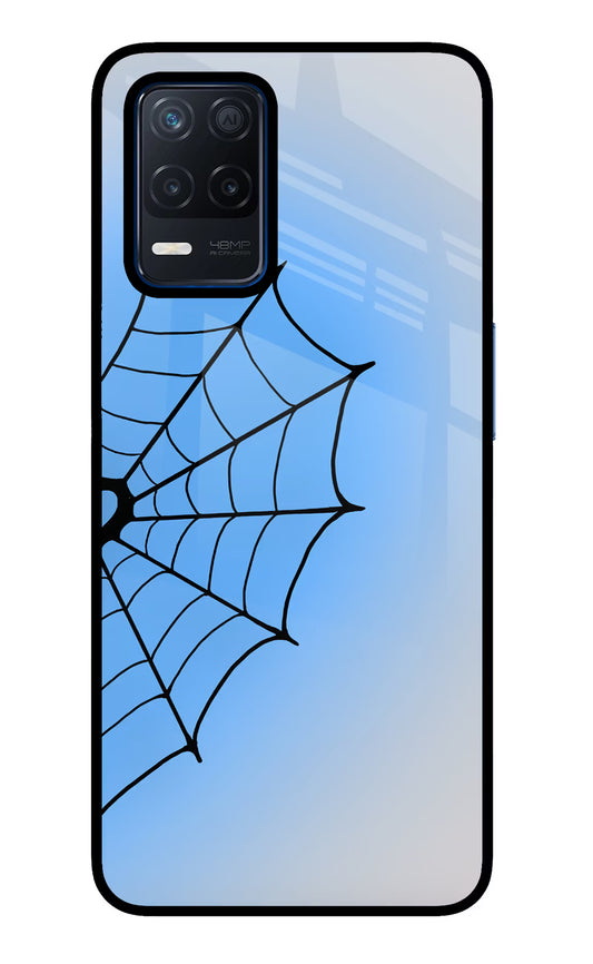 Blue Web Realme Narzo 30 5G Glass Case