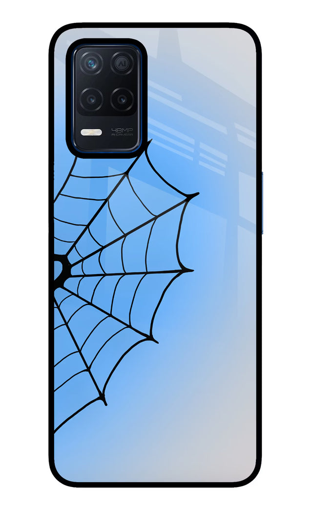 Blue Web Realme Narzo 30 5G Glass Case