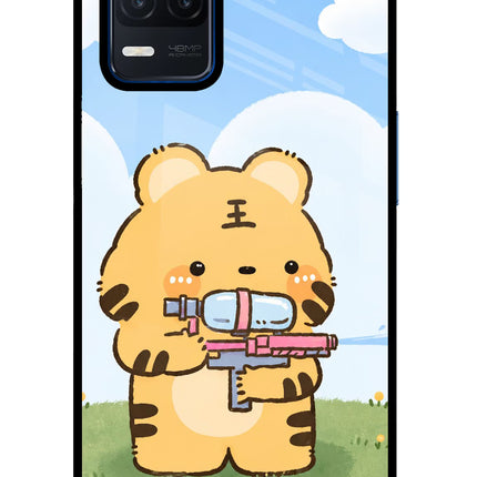 Tiger Treat Realme Narzo 30 5G Glass Case