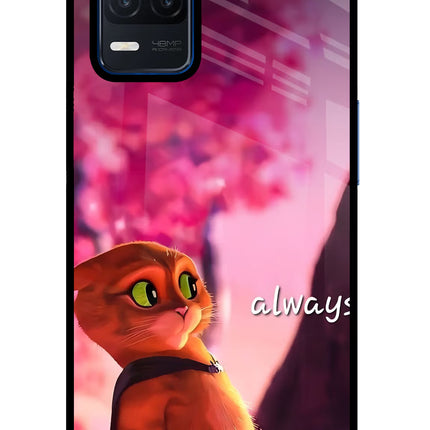 Always Cat Realme Narzo 30 5G Glass Case