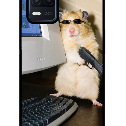 Hacker Hamster Realme Narzo 30 5G Glass Case