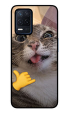 Silly Cat Call Realme Narzo 30 5G Glass Case