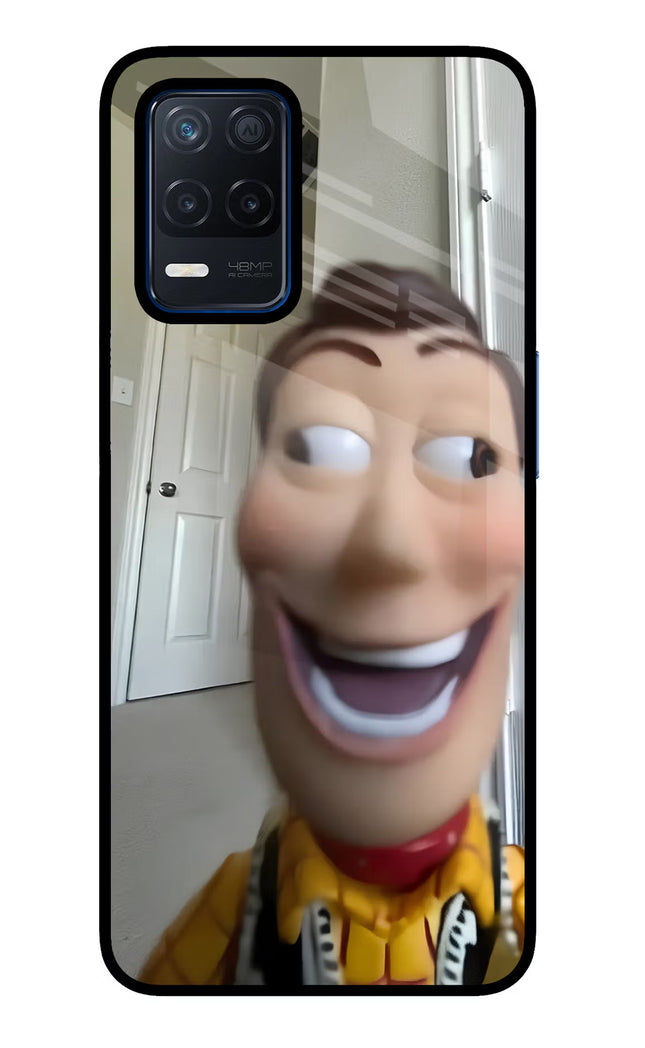 Side Eye Woody Realme Narzo 30 5G Glass Case