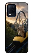 Rollercoaster Dog Realme Narzo 30 5G Glass Case