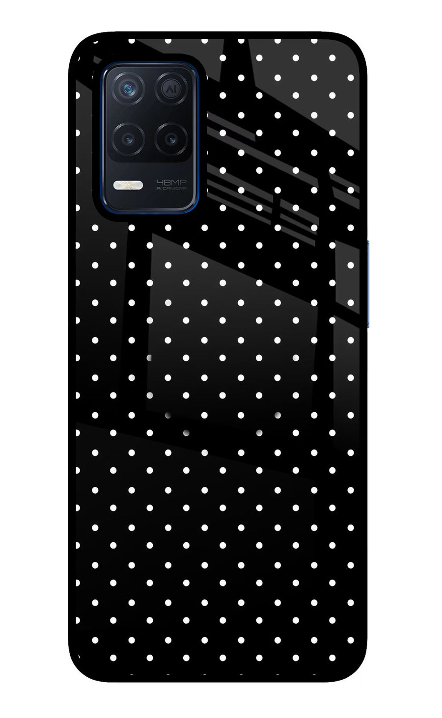 White Dots Realme Narzo 30 5G Pop Case, Glass case