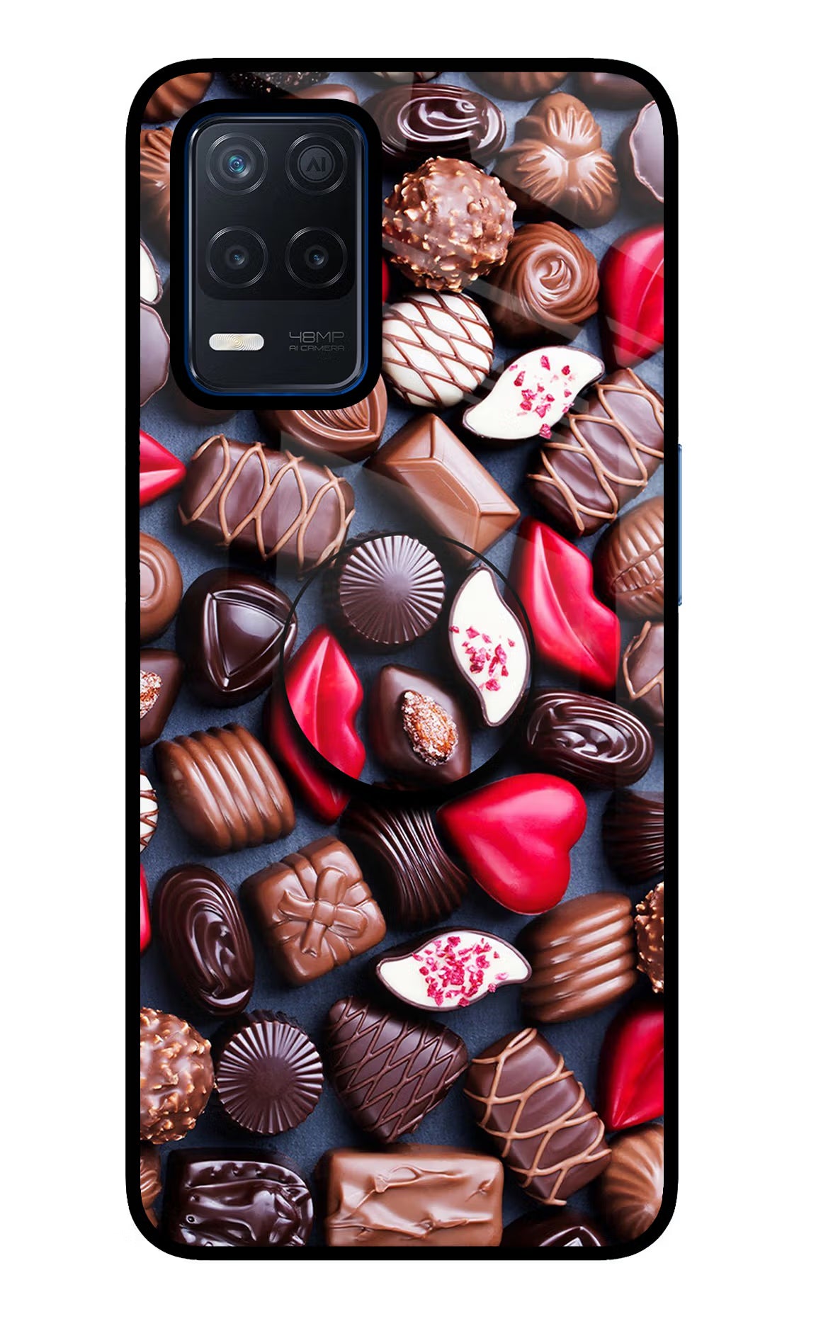 Chocolates Realme Narzo 30 5G Pop Case by Casekaro