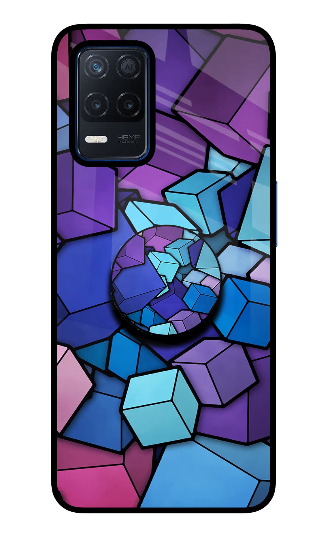 Cubic Abstract Realme Narzo 30 5G Pop Case by Casekaro