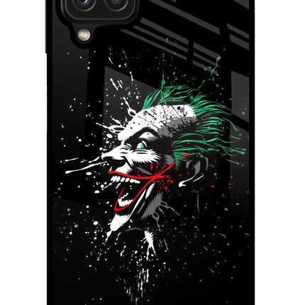 Joker Samsung M32 Glass Case Back Cover by Casekaro