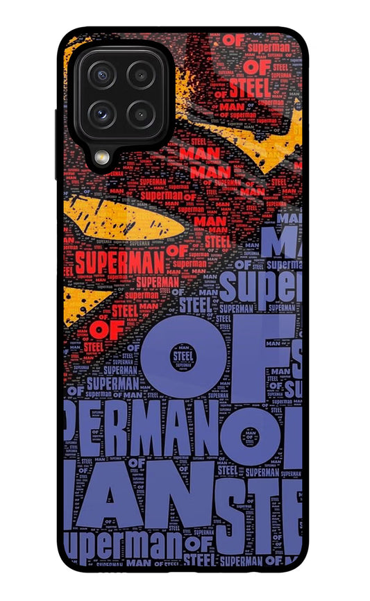 Superman Samsung M32 Glass Case
