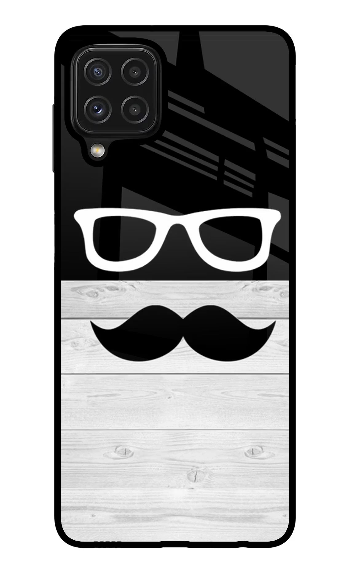 Mustache Samsung M32 Glass Case