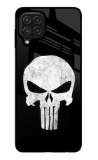 Punisher Skull Samsung M32 Glass Case
