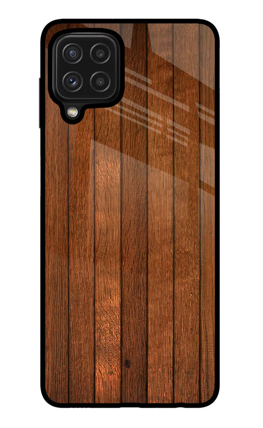 Wooden Artwork Bands Samsung M32 Glass Case
