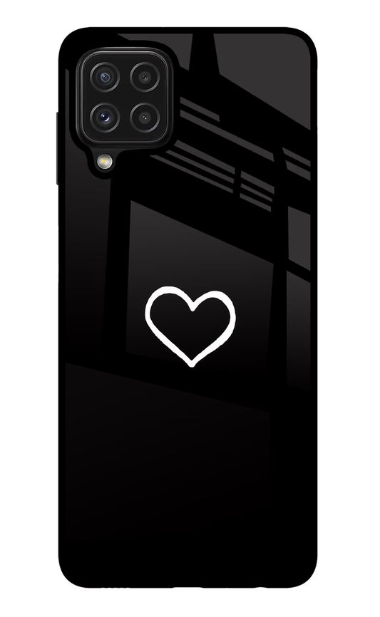 Heart Samsung M32 Glass Case
