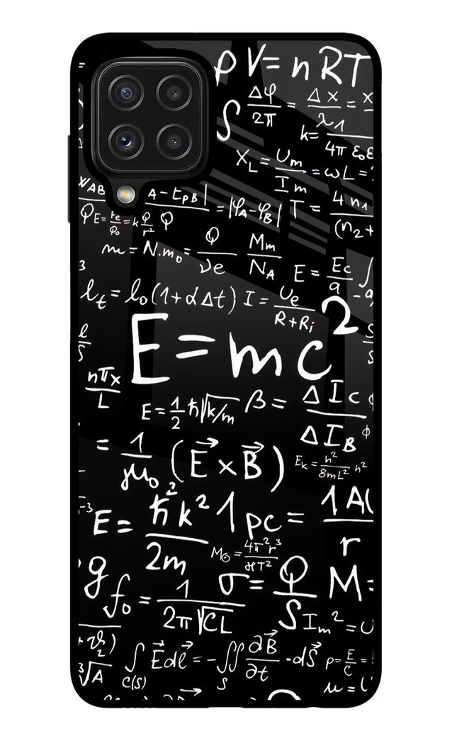 Physics Formula Samsung M32 Glass Case