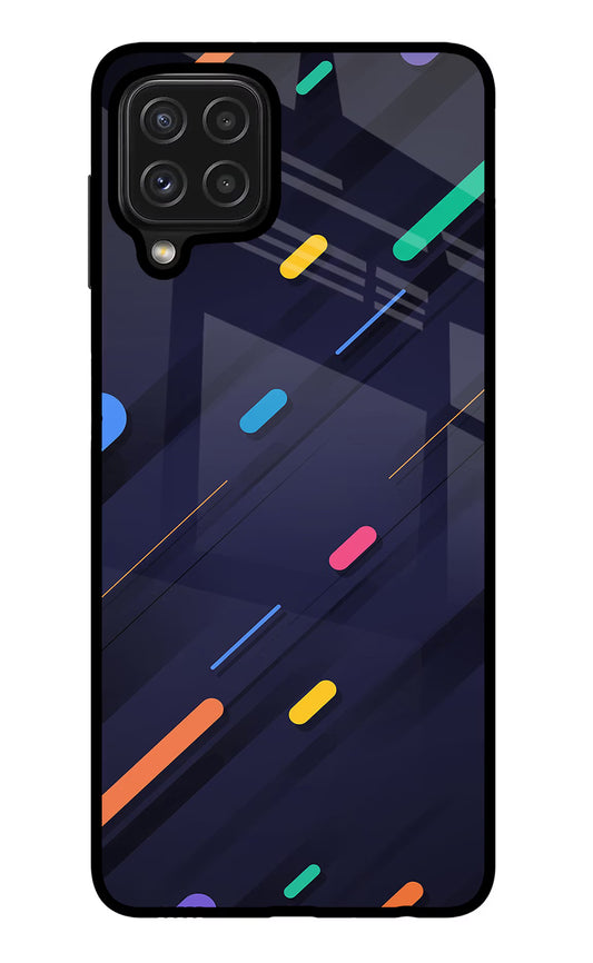 Abstract Design Samsung M32 Glass Case
