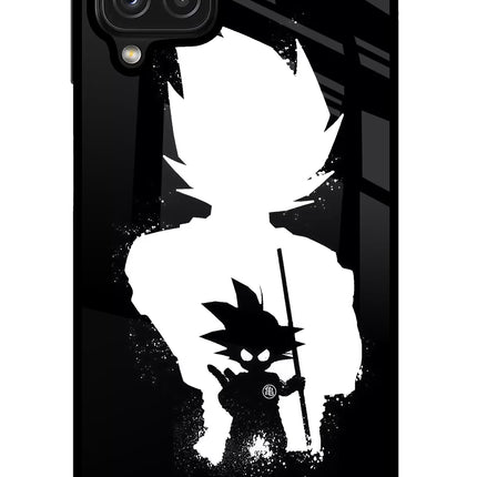 Goku Shadow Samsung M32 Glass Case