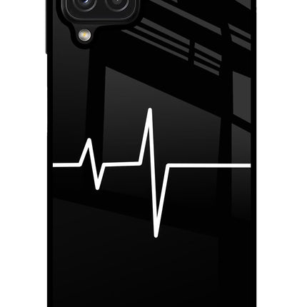 Heart Beats Samsung M32 Glass Case